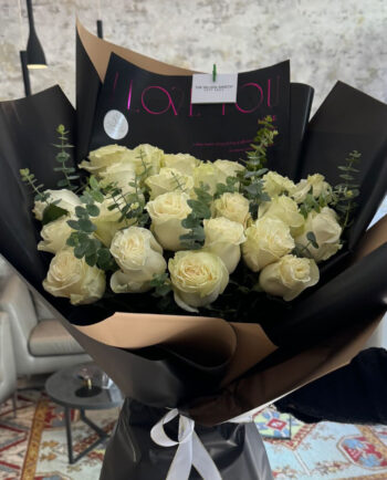 25 bijelih ruža